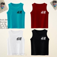 KATUN Children's singlet top with hm logo, ages 2-16, COTTON MATERIAL kids underwear boy
