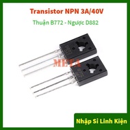 Thuan Transistor B772 / Reverse Transistor D882 - TO126 NPN 3A/40V