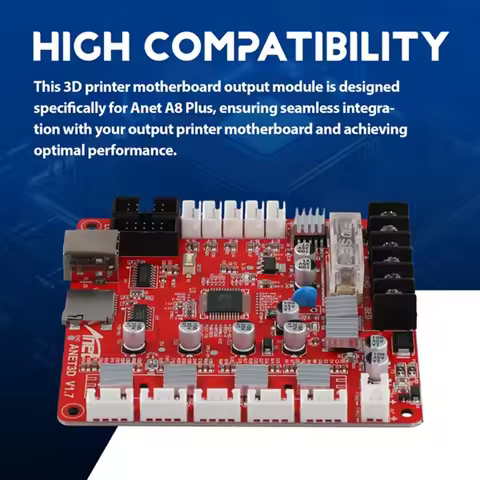 3D PrinterParts Anet A8 Plus Motherboard Output Module Motherboard Module Is Used For Anet A8 Plus P