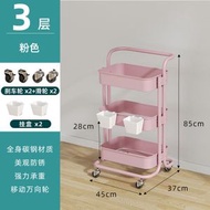 全城熱賣 - 拉斯克小推車 置物架 廚房收納衛生間置物架 克移動旋轉置物架 小推車