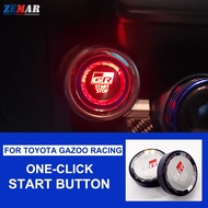 Toyota GR Crystal Push Start Button Cover Fits Vios 86 CHR Wish Yaris Innova Camry Alphard Vellfire Supra Accessories