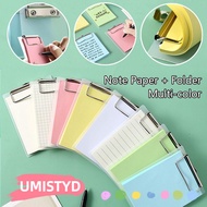 UMISTYDREAMUM9U A6 Folder Board Multi-function Stationery School Office Supplies Notebook