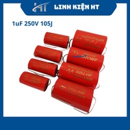 Audiophiler capacitor 1uF 250V 105J red