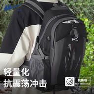 回力登山包户外背包男女运动双肩包轻便旅行包徒步爬山骑行包书包学生 灰色