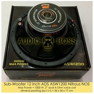 Hemat Speaker Subwoofer 12 Inch Ads Asw1200 Nitrous Nos 12Inch Ads