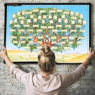FAVORITEGOODS Family Tree Chart, 6 Generation Wall Decor Fillable Ancestry Chart, Fillable Design Po