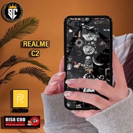 NASA REALME 2D glossy Hardcase and 2D glossy softcase for patternedRealme C2 /astronotNasa ready for