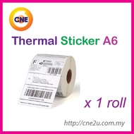 Thermal Sticker  A6 / Thermal Label Shipping Label Airway Bill Consignment Note 100*150mm 【Roll-350pcs】热敏贴纸