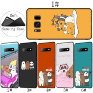 Samsung Galaxy S10 E S8 S9 Plus S7 Soft Cover Anime We Bare Bears Phone Case