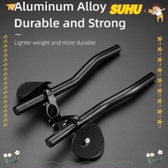 SUHU Bike Handlebar, Aluminum Alloy Ergonomic Time Trial Handlebar, Accessories Lightweight Durable 