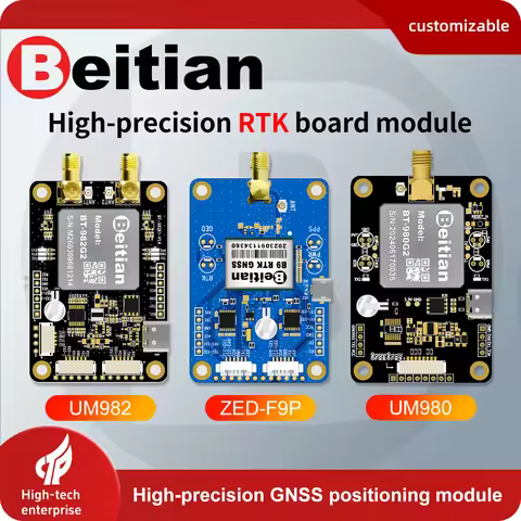 Beitian RTK Module ZED-F9P UM982 Centimeter-level Differential Positioning Orientation GPS GLONASS B