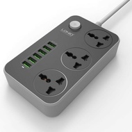 LDNIO 3604 SC3604 HOME/OFFICE UK PIN MALAYSIA PLUG EXTENSION SOCKET, 3 UNIVERSAL CHARGER PORTS