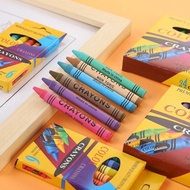 New Colorful Crayon Set 6/8/12/24pcs Art Supplies School Stationery Gift for Kids