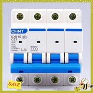 [NEW] Attomat CHINT MCB 4P 63A - NXB63 - 3-phase 4-pole circuit breaker for general circuit breaker