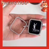 Diamond case for Apple watch 9 8 7 45mm 41mm women case Bling Cover bumper Protector for iWatch seri