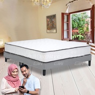 *PROMOTION* EQUINOX Grey Divan Base Box Only / Divan Box / Leather Divan / Solid Divan Bed / Bedfram