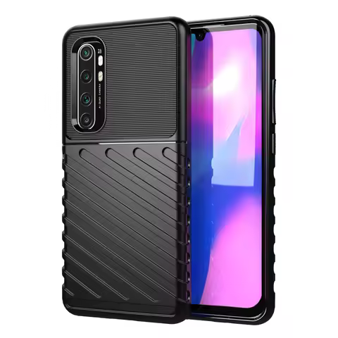 Soft Silicone Case For Xiaomi Note10 lite Mi Note 10pro Luxury Thunder Cases for mi note10 pro Note 