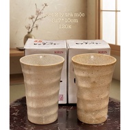 Set of 2 cups of rustic tea/coffee