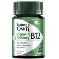 Nature's Own Vitamin B12 1000mcg 60 Tablets /Activated Methyl B12