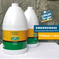 GREENCROSS 70% Isopropyl Alcohol 3875ml / 1 Gallon (Note: ONE (1) piece only) || CleanToGo cHm