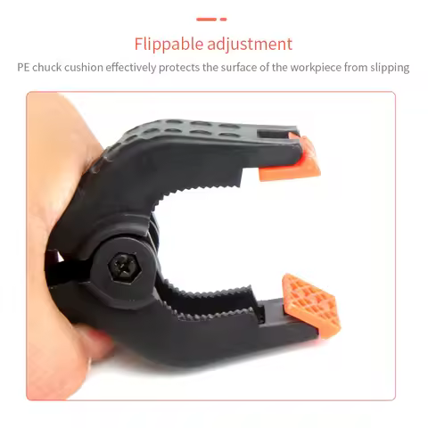 Plastic background clip nylon woodworking fixed spring clip 2 inches 3 inches 4 inches 6 inches A-ty