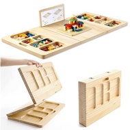 Solid Wood Foldable Building Block Table Solid Wood Building Block Assembly Table Foldable Building 