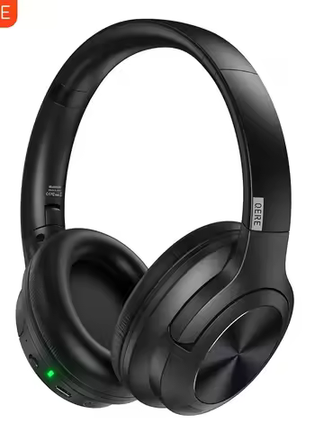 Wireless headphones QERE E80 Earphone bluetooth 5.3 ANC Noise Cancellation Hi-Res Audio Over the Ear