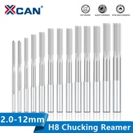 HB XCAN HSS M35 Machine Reamer H8 Straight Shank Chucking Reamer 2/2.5/3/4/5/6/6.5/7/8/9/10/11/12mm 
