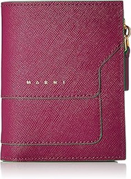 Maruni PFMO0054U0-LV520 Bi-fold Wallet, BILLFOLD W/ZIP Women's Plum [Parallel Import], Plum, One Siz