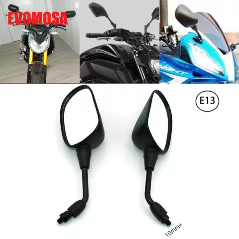 M10 Motorcycle Rearview Mirrors For HONDA XL750 CB500X XR150L XR125L XR190L XR250L XR400R XR600R CRF