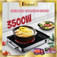 Richcat118 - (1Year Warranty) Infrared Ceramic Cooker 3500W Multifunction ,Touch Screen Elektrik Dapur Periuk Induksi