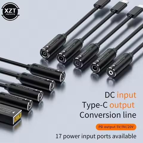 65W USB Type C PD Fast Charging Cable Cord Dc Power Adapter to Type C Male Converter for Lenovo Asus