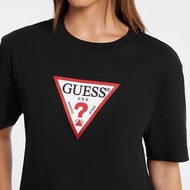 GUESS WOMEN T-Shirt Model W4Y176K8HM0 Black Over Size 1 M