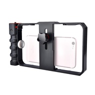 YLG0901B Vlogging Live Broadcast Smartphone Plastic Cage Video Rig Filmmaking Recording Handle Stabi