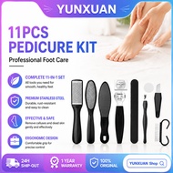 YUNXUAN 11pcs Foot Callus Removal Foot Scrub Care Exfoliating Foot Care Portable Foot Scrub
