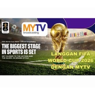 [ USE SATELLITE / ANTENA ] FIFA 2026 DECORDER DECORDER DEKODER MYTV DVB T2 / S2 MYFREEVIEW PIRING - 