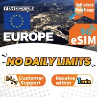 [Yoho] UK & Europe eSIM! 5G! No Speed reduction! 3GB-20GB! United Kingdom | Yoho Mobile Official Sto