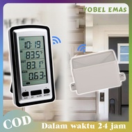 Wireless Rain Gauge With Temperature Monitor Pengukur Curah Hujan Ukur Curah Hujan & Suhu