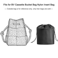 Bag Insert Organizer For BV Cassette Bucket Bag Nylon Ultra Lightweight Bag Support Handbag Insert B