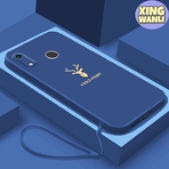 เหมาะสำหรับ Huawei Y6 2019  iPhone  รุ่นเคสโทรศัพท์มือถือที่ Y6S เคสนิ่มหัวกวางธรรมดาแบบใหม่