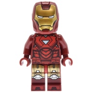 Original Lego Marvel Super Heroes - Iron Man (Mark 6 Armor, Large Helmet Visor, Light Nougat Head) 7