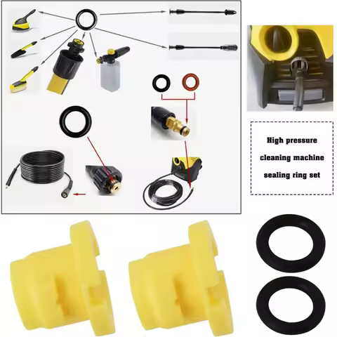 ABUD-20 Piece O-Ring Set For Karcher K2 K4 K5 K6 K7 Lance Hose Nozzle Spare Seal 2.640-729.0 Rubber 