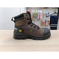 Kickers Premium Leather Wide Toe Mid Cut With Shoelace Waterproof + ESD + Light Weight Safety Shoes 