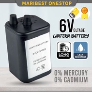 6V Lantern Battery Flashlight Contrustion Site Lamp Bateri Screw Spring Terminal 4R25 Dry Cell Batte