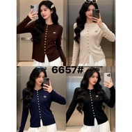WOMEN'S KNITTED CARDIGAN TOP 6657 FREE BEAUTIFUL PREMIUM KNITTED BROOCH LATEST FASHIONABLE