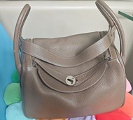 Hermes Lindy 30大象灰手袋