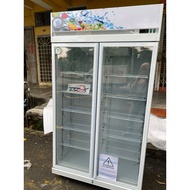 New 2 Doors Chiller 770L Solid Cool SCWC-3DT Eco Save Energy with heating glass door film