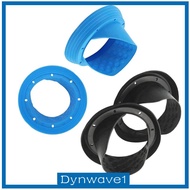 [Dynwave1] 2x 6.5inch Silicone Car Speaker Baffle Waterproof and Dustproof Cover Black