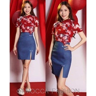 mocca 15382 绝美旗袍套装 premium quality set