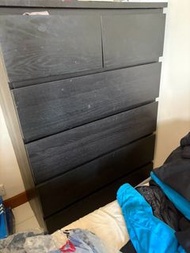 IKEA MALM 6-drawer dresser with mirror and MALM chest of 6-drawer